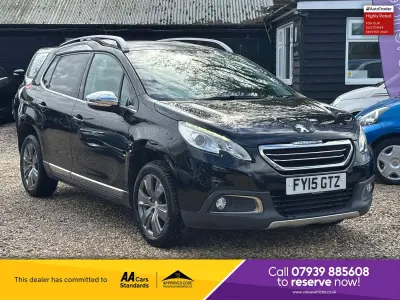 Used Peugeot 2008 Allure 92 HP (67 kW) 2015 Black SUV