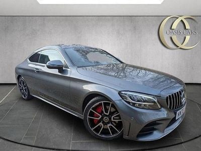 Used Mercedes C300 AMG line 245 HP (180 kW) 2020 Grey Coupe