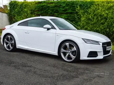 Used Audi TT S-Line 184 HP (135 kW) 2016 White Coupe