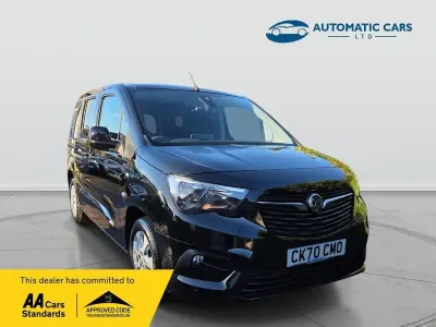 Used Vauxhall Combo S 100 HP (73 kW) 2020 Black MPV