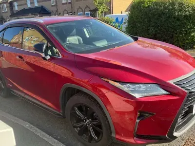 Usado Lexus RX450h Sport Line 313 CV (230 kW) 2018 Rojo SUV
