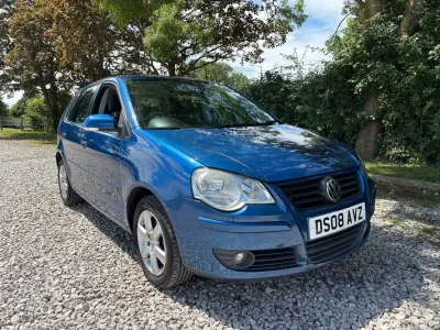 Used VW Polo Match 80 HP (58 kW) 2008 Blue Hatchback