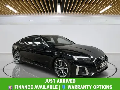 Used Audi A5 Sportback S-Line 163 HP (119 kW) 2020 Black Hatchback