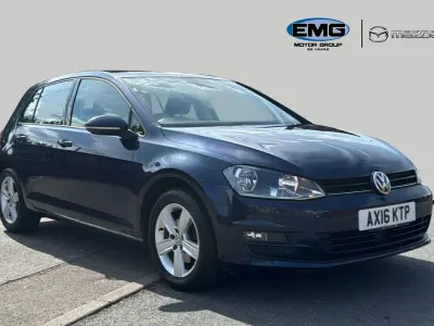 Used VW Golf VII Edition 125 HP (91 kW) 2016 Blue Hatchback