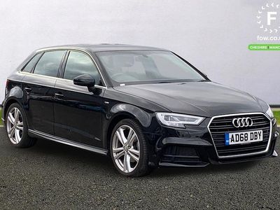 Used Audi A3 S-Line 2019 Black Sedan