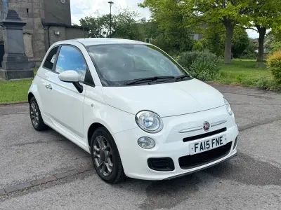 Käytetty Fiat 500 S 69 HP (50 kW) 2015 Valkoinen Viistoperä