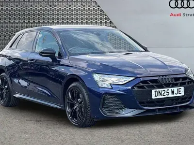 Used Audi A3 Sportback e-tron Black Edition 204 HP (150 kW) 2025 Blue Hatchback