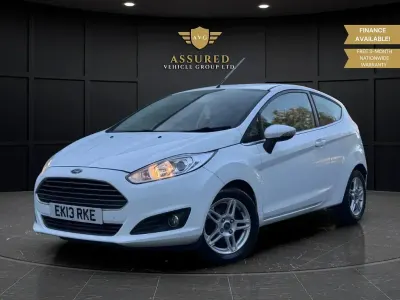 Used Ford Fiesta Zetec 2013 White Hatchback