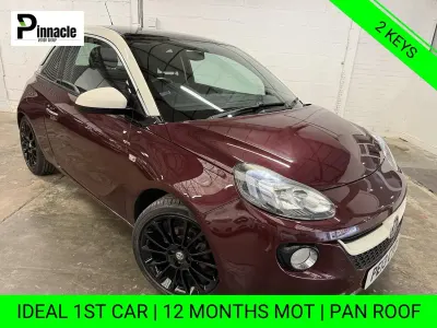 Used Vauxhall Adam Glam 87 HP (63 kW) 2013 Red Hatchback