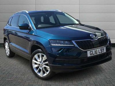 Used Skoda Karoq SE 150 HP (110 kW) 2018 Blue SUV