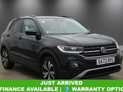 Used VW T-Cross Black Edition 95 HP (69 kW) 2022 Black SUV