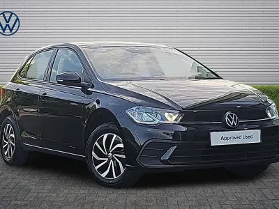 Used VW Polo Life 95 HP (69 kW) 2023 Black Hatchback