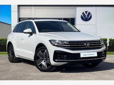 White New 2025 VW Touareg Elegance SUV | £58,989