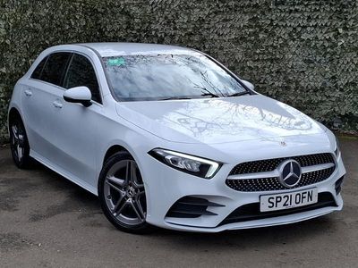 Używany Mercedes A200 AMG line 150 KM (110 kW) 2021 Biały Hatchback