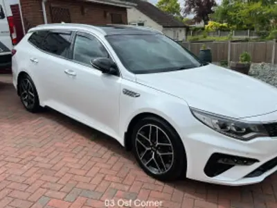 Used Kia Optima GT-Line S 2019 White Estate