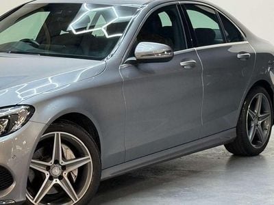 Begagnad Mercedes C220 AMG line 170 HK (125 kW) 2014 Silver Sedan