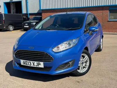 Used Ford Fiesta Zetec 75 HP (55 kW) 2013 Blue Hatchback
