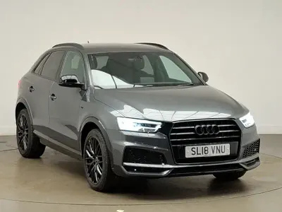 Used Audi Q3 Black Edition 150 HP (110 kW) 2018 Grey SUV