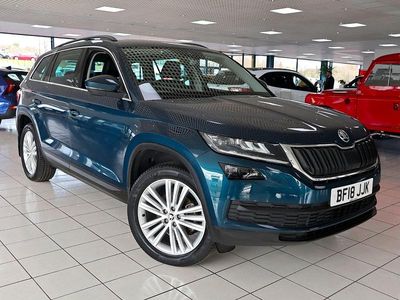 Used Skoda Kodiaq SE L 150 HP (110 kW) 2018 Petrol blue SUV