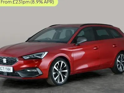 Used Seat Leon ST FR First Edition 150 HP (110 kW) 2020 Red Estate