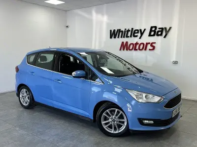 Second-hand Ford C-MAX Zetec 125 CP (91 kW) 2016 Albastru Monovolum