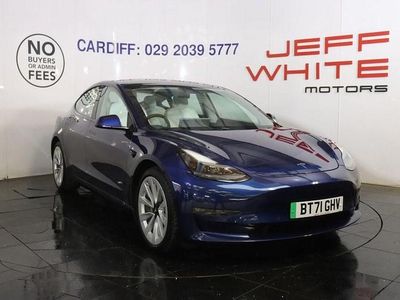 Used Tesla Model 3 Long Range AWD 366 kW (498 HP) 2021 Blue Sedan