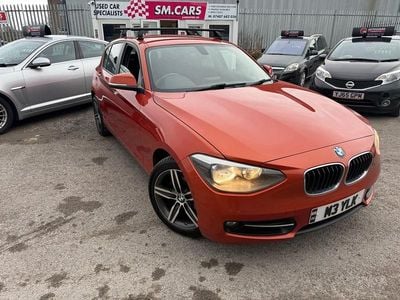 Used BMW 116 Sport Line 2015 Orange Hatchback