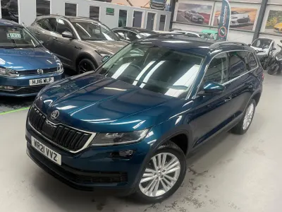 Used Skoda Kodiaq SE L 150 HP (110 kW) 2021 Blue SUV