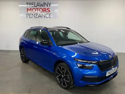 Used Skoda Kamiq Monte Carlo 150 HP (110 kW) 2023 Blue SUV