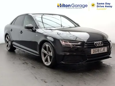 Used Audi A4 Black Edition 150 HP (110 kW) 2018 Black Sedan