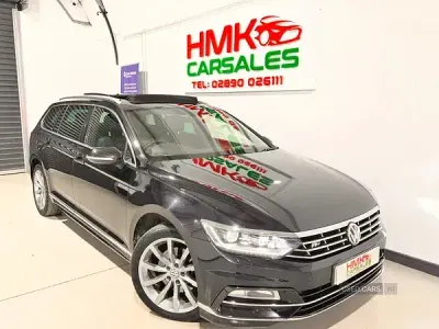 Used VW Passat R-line 150 HP (110 kW) 2018 Black Estate