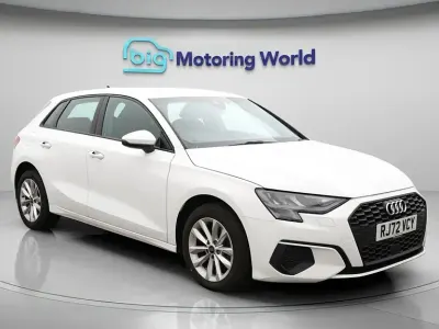 Begagnad Audi A3 Sportback 110 HK (80 kW) 2022 Vit Halvkombi