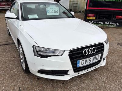 Used Audi A5 Sportback Design 150 HP (110 kW) 2016 White Hatchback