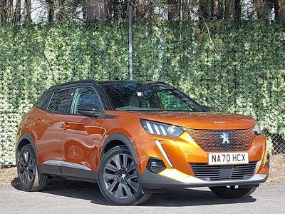 Używany Peugeot e-2008 GTi 100 kW (136 KM) 2020 Pomarańczowy SUV