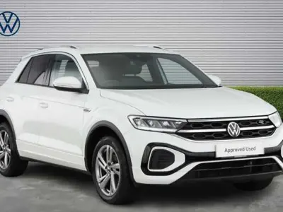 Used VW T-Roc R-line 150 HP (110 kW) 2022 White SUV