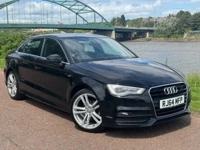 Used Audi A3 S-Line 150 HP (110 kW) 2015 Black Sedan