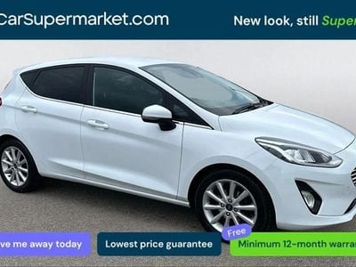Used Ford Fiesta Titanium 125 HP (91 kW) 2021 White Hatchback
