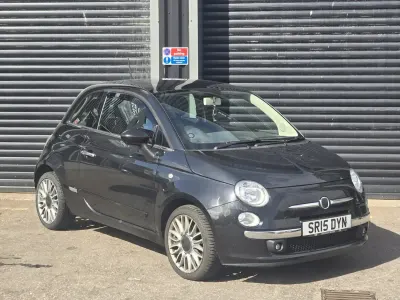 Usado Fiat 500 Lounge 69 HP (50 kW) 2015 Preto Citadino
