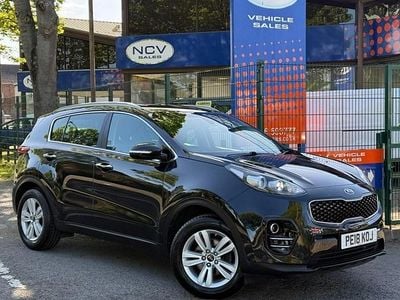 Begagnad Kia Sportage 130 HK (95 kW) 2018 Svart SUV