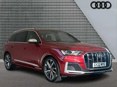 Used Audi SQ7 Comfort 507 HP (372 kW) 2022 Red SUV