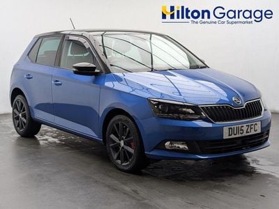 Used Skoda Fabia SE L 110 HP (80 kW) 2015 Blue Hatchback