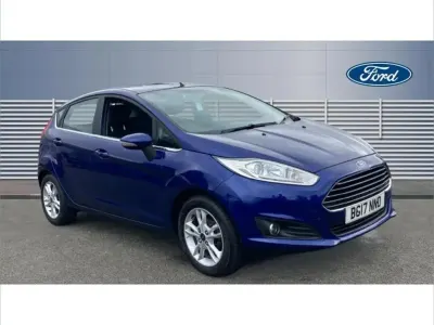 Used Ford Fiesta Zetec 101 HP (74 kW) 2017 Blue Hatchback
