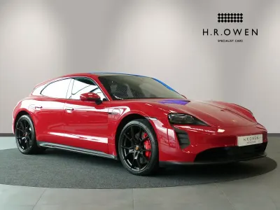 Used Porsche Taycan Performance Package 439 kW (598 HP) 2022 Red Estate
