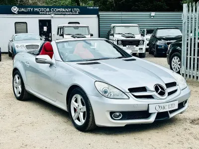 Used Mercedes SLK200 184 HP (135 kW) 2009 Silver Cabriolet