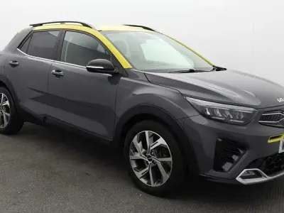 Used Kia Stonic GT-Line S 118 HP (86 kW) 2023 Storm grey with yellow roof SUV