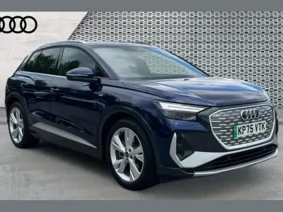 Used Audi Q4 e-tron S-Line 210 kW (286 HP) 2025 Blue SUV