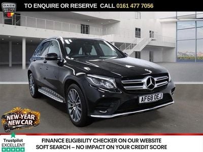 Black Used 2018 Mercedes GLC250 AMG line SUV | £18,440 (Fair price)