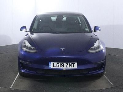 Used Tesla Model 3 Standard Range 239 kW (325 HP) 2019 Blue Sedan
