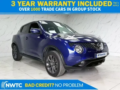Used Nissan Juke Tekna 117 HP (86 kW) 2015 Blue SUV