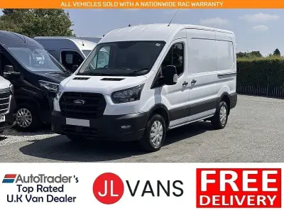 Used Ford Transit 105 HP (77 kW) 2020 White Van